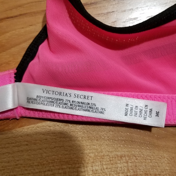 VICTORIA’S SECRET VSX Sport Racerback Sports Bra Size 34C - Picture 4 of 9